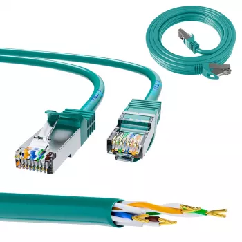 Extralink Cat.6 FTP 2m LAN ielāpu vads, vara tīkla kabelis, vītā pāra 1Gbit/s