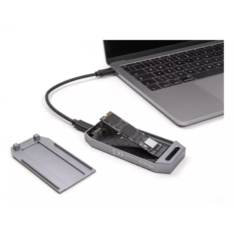 SSD korpuss DeLOCK 42033 pelēks M.2 PCI Express 40 Gbit/s