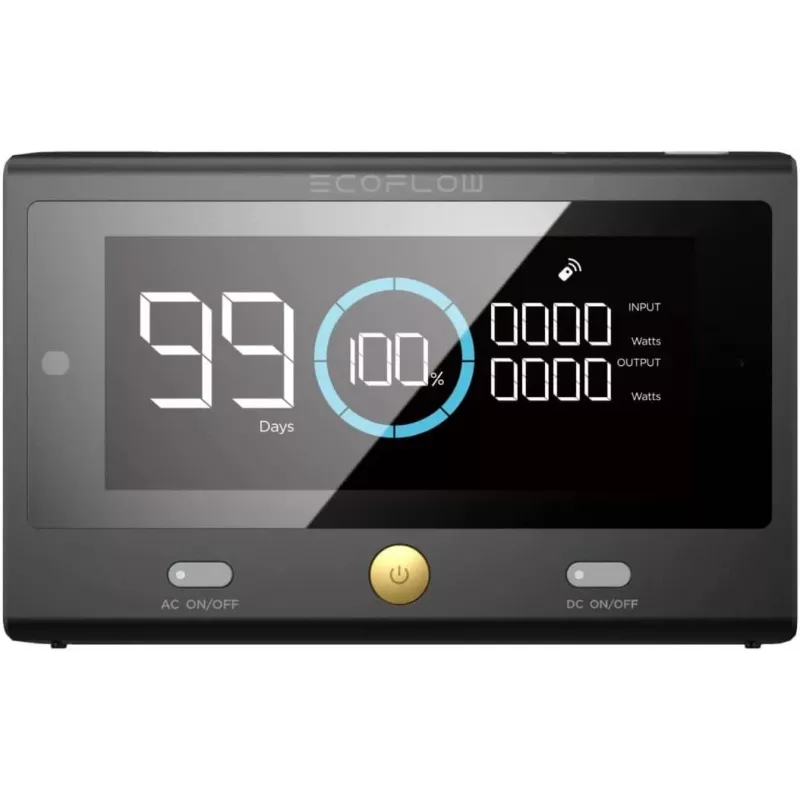 EcoFlow 50049001 tālvadības pults portatīvajai spēkstacijai DELTA Pro, Bluetooth, melna