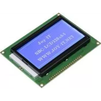 Joy-it LCD displejs balti zils 128 x 64 pikseļi (P x A x Dz) 93 x 70 x 12 mm (LCD128x64SPI)
