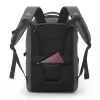 Mugursoma XDDESIGN Bizz pelēka P705.932 — ūdensizturīga, viegla pilsētas mugursoma
