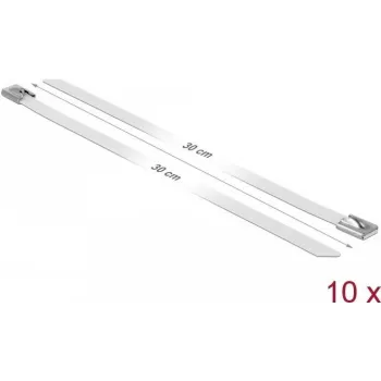 Kabeļu saite tērauda DeLOCK 18822 300mm 10 gab.
