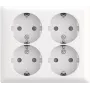 BUSCH JAEGER SCHUKO kontaktligzda 4f AP Safety 404 EAB-524 (2TKA00005535)