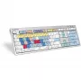 Tastatūra Logickeyboard ALBA Universal USB AZERTY French Silver