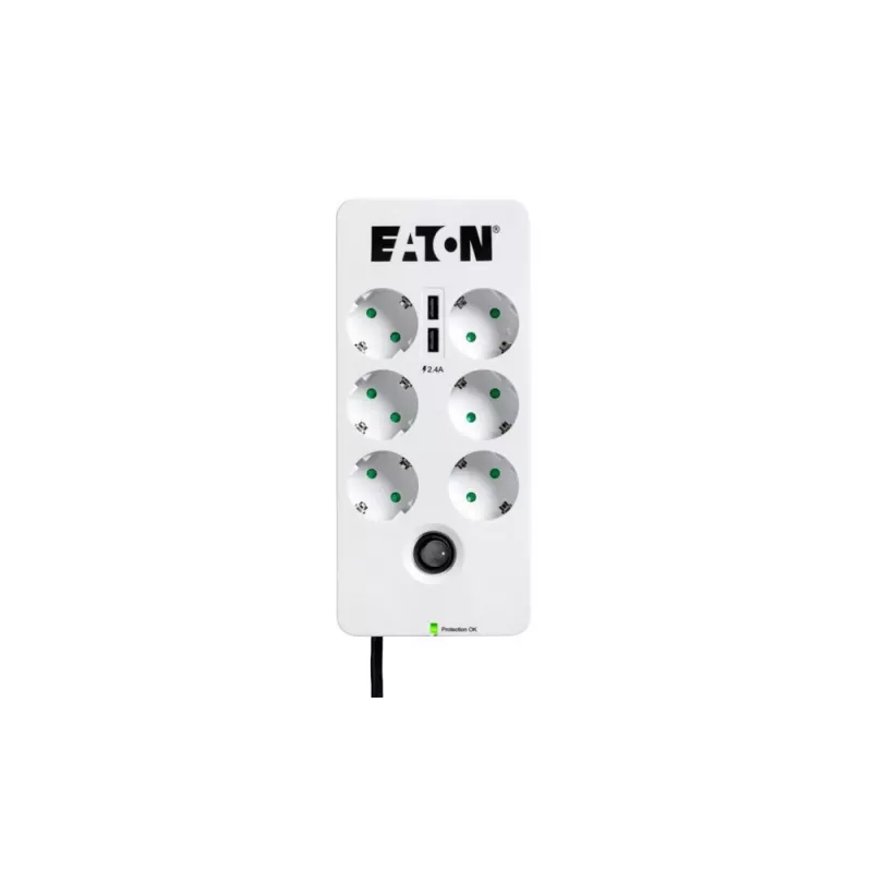 Strāvas sadalītājs Eaton Protection Box 6 USB DIN