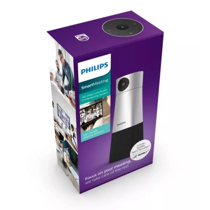 Philips PSE0550 video konferenču kamera Melna, Sudraba 3840 x 2160 pikseļi 30 kadri/s CMOS 25,4 / 2,8 mm (1 / 2,8 collas)