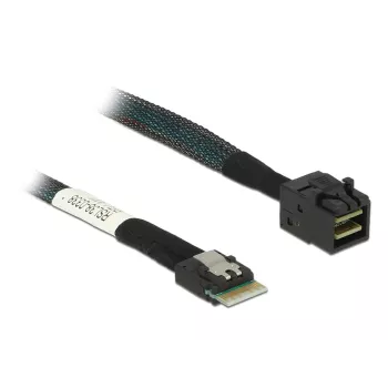 DeLOCK SAS kabelis 85081 0,5m plāns SAS SFF-8654 Mini SAS HD SFF-8643