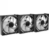 ALPENFÖHN Wing Boost 4 120mm ARGB PWM korpusa ventilatori - 3 gab. iepakojums, melni