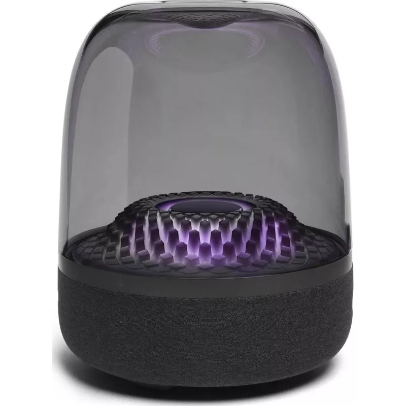 Portable wireless speaker Harman/Kardon Aura Studio 4 — 100 W, 3 drivers, 45–20000 Hz, Melns/Transparent