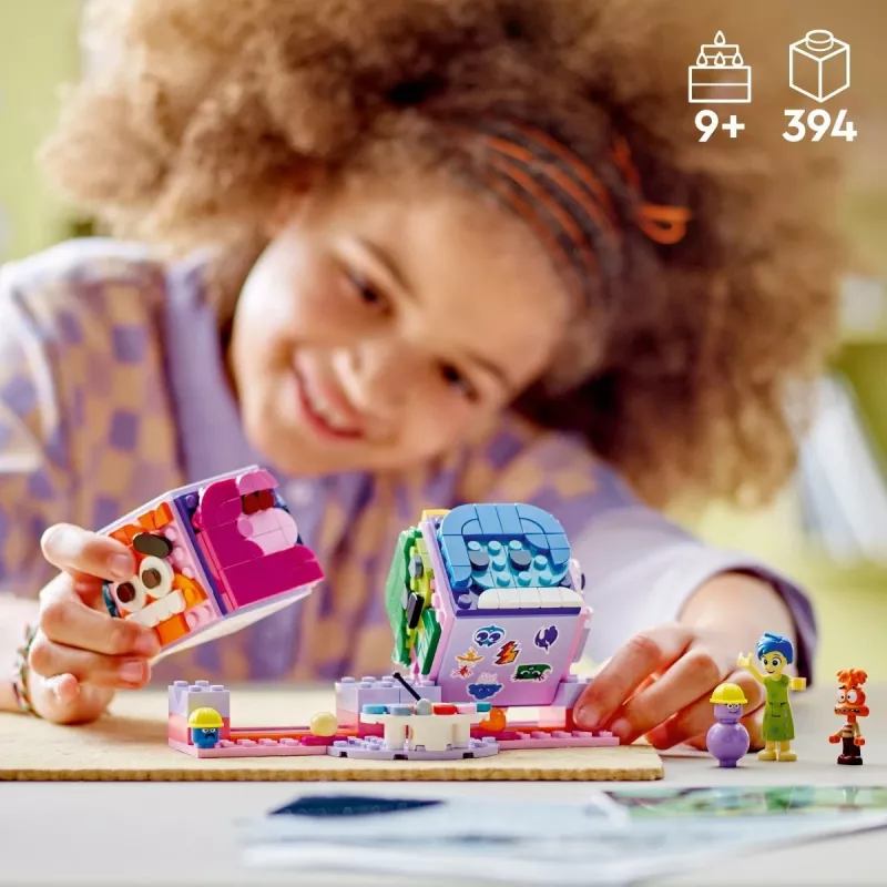 Konstrukciju rotaļlieta LEGO Disney Pixar Inside Out 2 Mood Cubes komplekts 43248