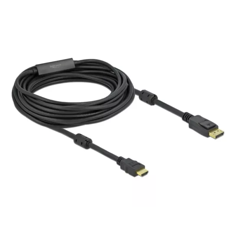 Aktīvs DisplayPort uz HDMI kabelis DeLOCK 85960 10m 4K 60Hz