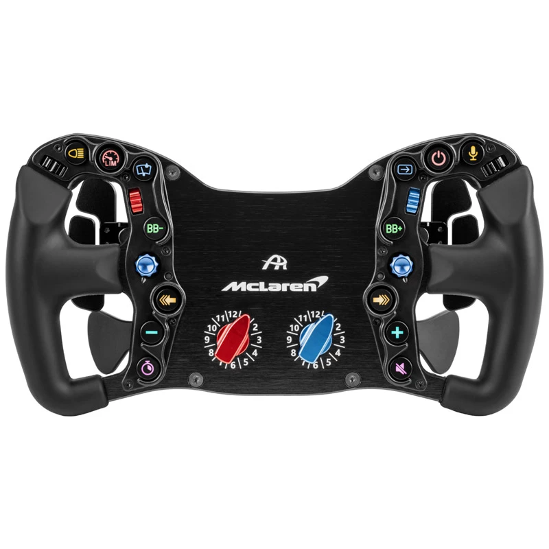 Sacensību stūre Ascher Racing McLaren Artura Pro‑SC — tauriņveida ātrās atlaišanas mehānisms