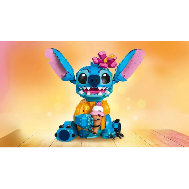 LEGO | Disney Stitch būvējams bērnu rotaļu komplekts ar saldējuma konusu 43249