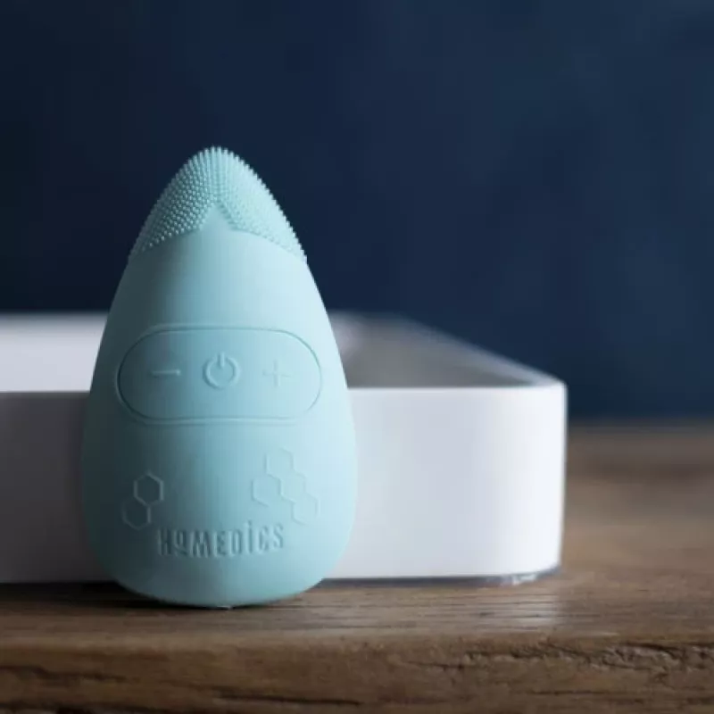 Sejas tīrīšanas birste Homedics FAC-350-EUA Honeycomb Silicon, silikona šūnveida galviņa maigai attīrīšanai