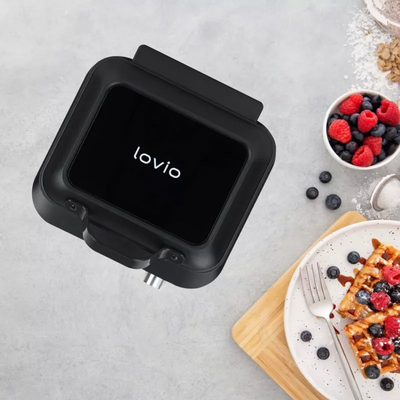 Lovio LVWF002BK Vafeļu pannas 1500W Melna