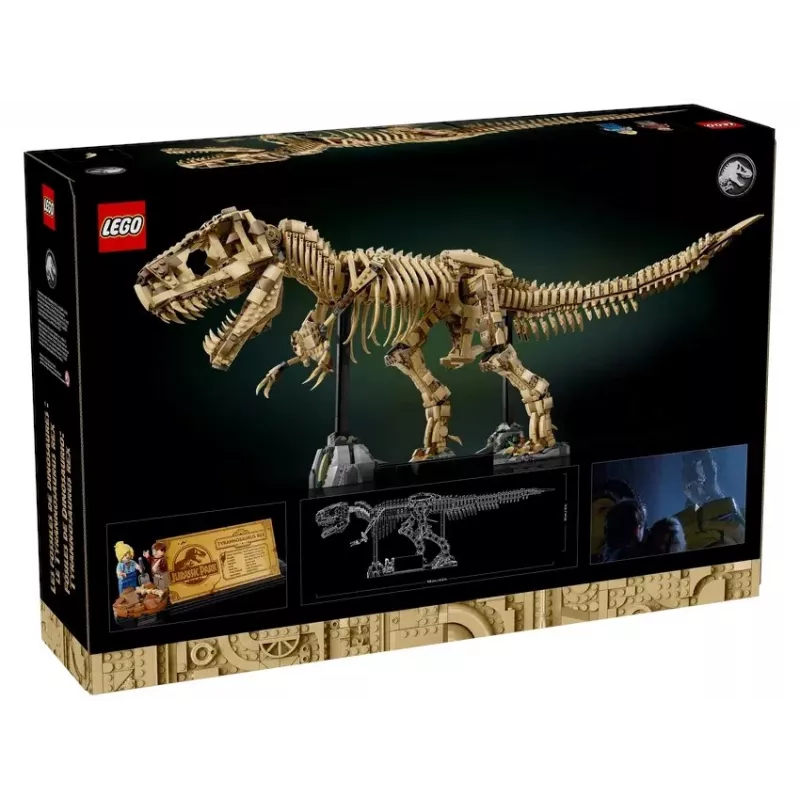 LEGO Dino Skeleti Tyrannosaurus 76968 konstrukciju komplekts – būvējams T. rex skeleta modelis