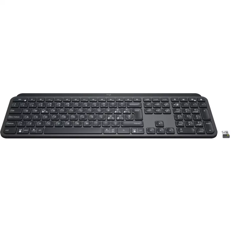 Logitech MX Keys for Business tastatūra RF bezvadu + Bluetooth itāļu grafīta (920-010247)