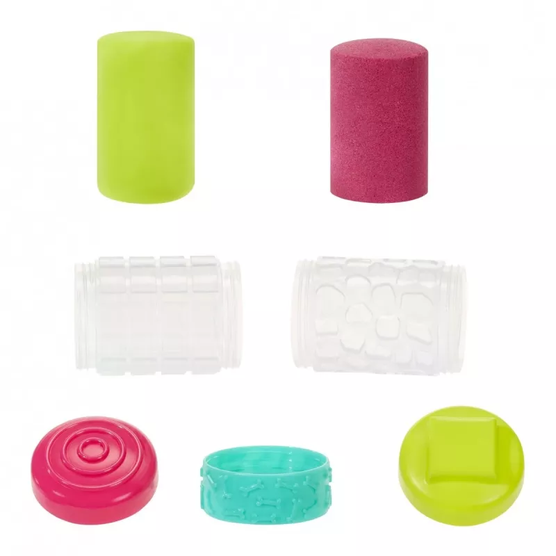 Plastmasas masa Wonder Factory Never Dry Dough, Laima zaļa, Rozā