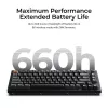 Mehāniskā 75% tastatūra Keychron V1 Ultra 8K — QWERTY, Bluetooth un vadu, RGB, melna