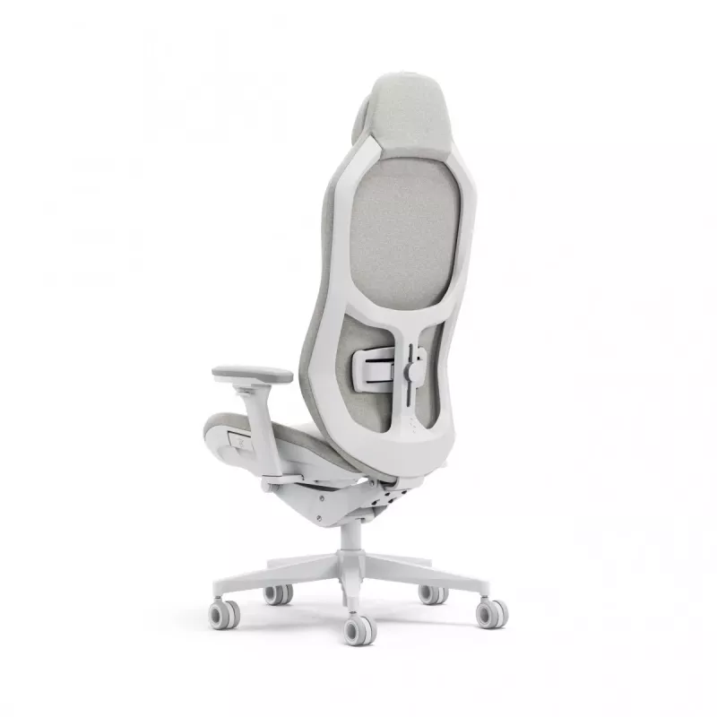 Fractal Design FD-CH-RE1F-02 spēļu krēsls, PC spēļu krēsls, polsterēts sēdeklis, balts