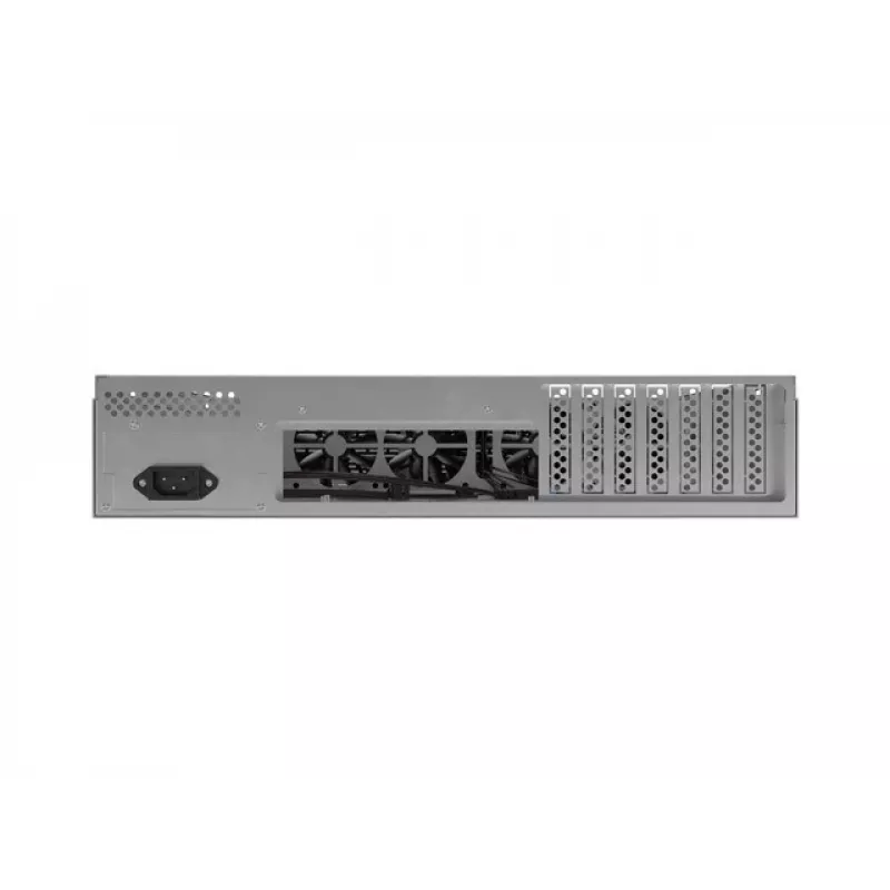 Rack Chassis Lanberg SC01-6502-12B 2U Melns 7 Fans
