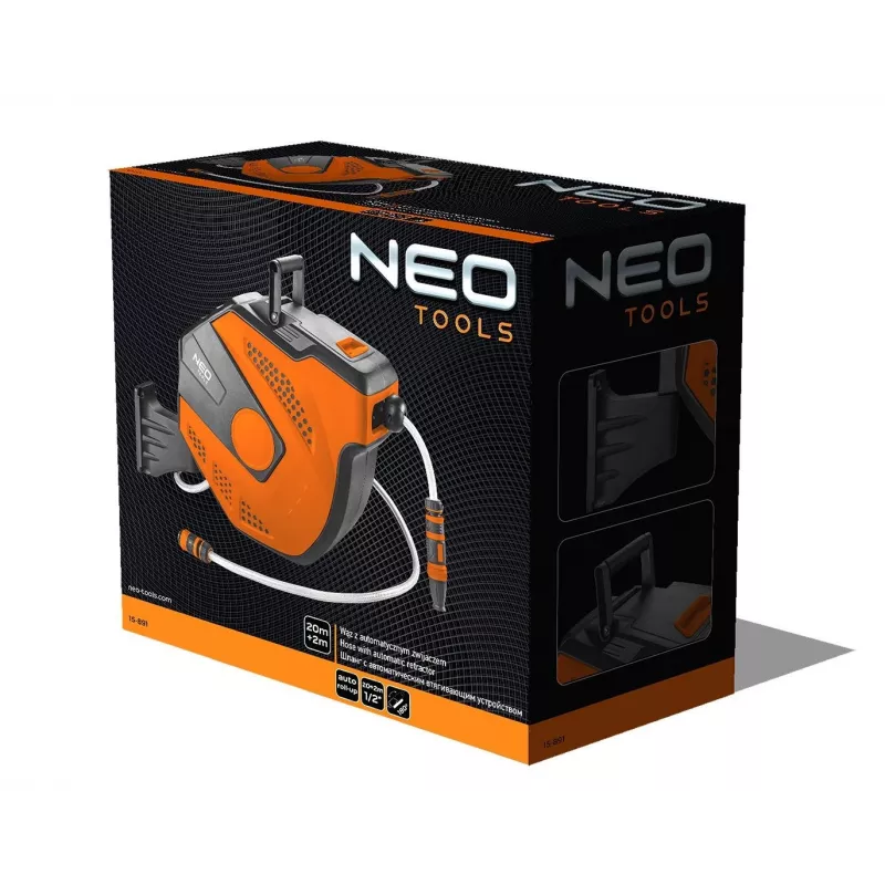 Dārza šļūtene NEO tools 15-891, 15 m garums, izturīgs materiāls