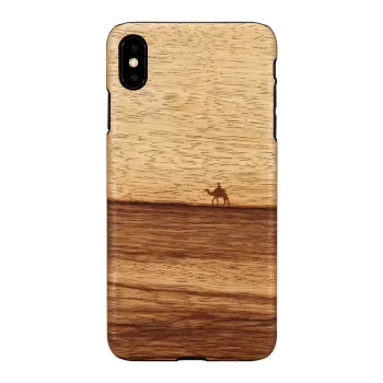 Viedtālruņa maciņš man and wood iPhone XS Max — terra Melns