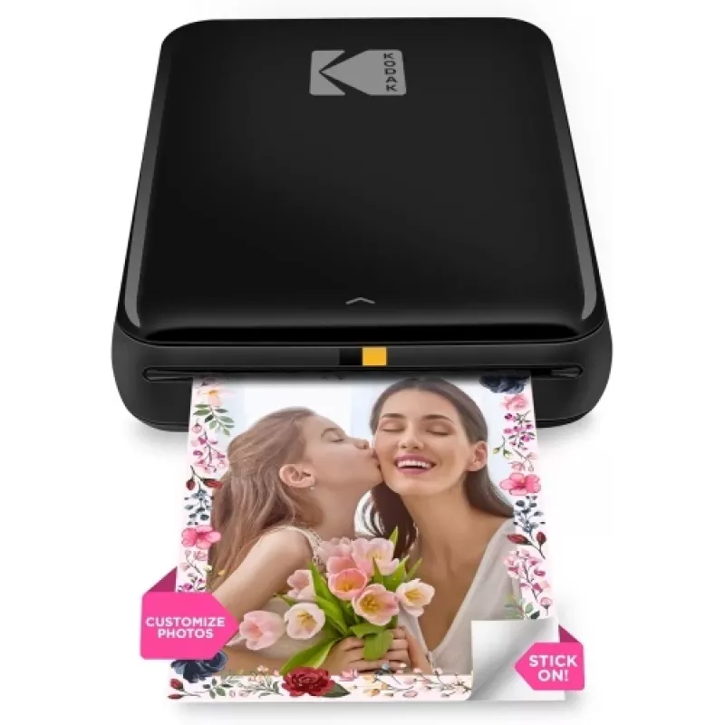 Kodak STEP Instant Mobile Photo printer Colour ZINK 2x3'' 1 ppm, Bluetooth, Melns