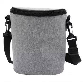 Termokonteiners Olympia BT 50 — melns/pelēks, rāvējslēdzējs, 225×170×110 mm