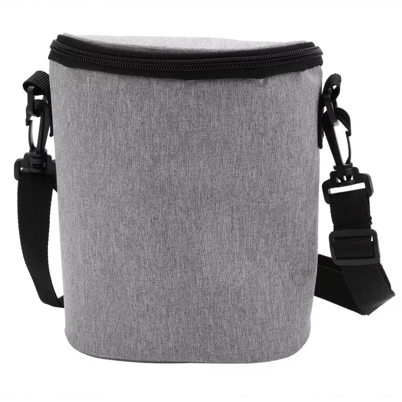 Termokonteiners Olympia BT 50 — melns/pelēks, rāvējslēdzējs, 225×170×110 mm
