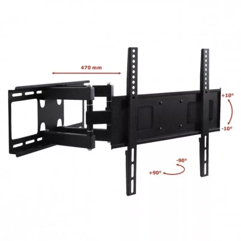 ART AR-70 TV stiprinājums 139,7 cm (55) Melns