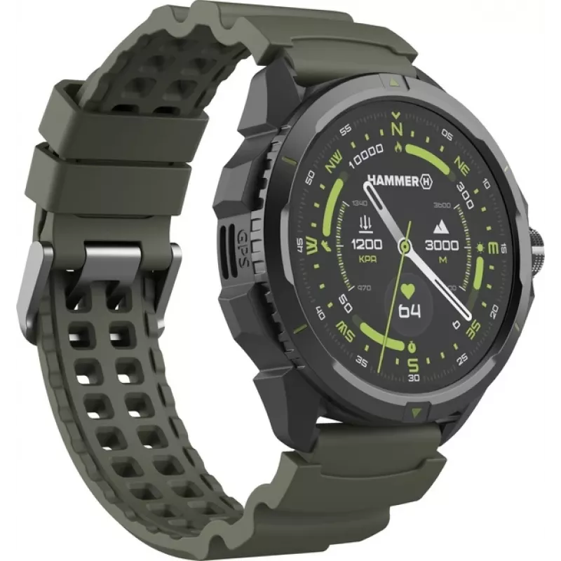 Hammer Watch 2 | Viedpulkstenis | AMOLED | 1,5” | Militārā versija