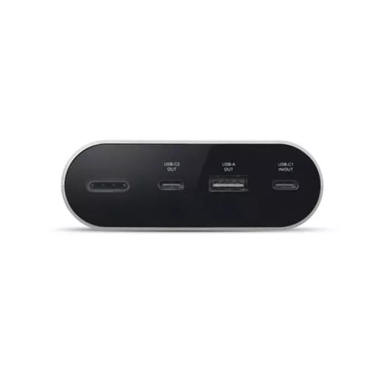Portable Charger Dell APB081GL 24000 mAh, 1x USB-A + 2x USB-C, 2 A output, pelēka, 0.69 kg