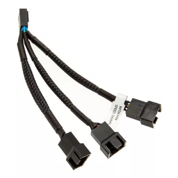 EK Water Blocks EK-kabelis Y veida sadalītājs 3x 4-pin PWM ventilatoram 10 cm