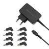 Qoltec 51025 barošanas adapteris/invertors iekštelpām Melns