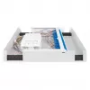 Optiskās šķiedras pie sienas stiprināms korpuss DIGITUS DN-96843M-OS2, vienmoda, samontēts, 24×LC DX adapteri ar pigteilēm, tērauds, pelēks, 320×54×280 mm