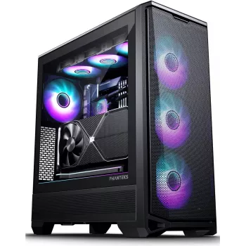 PHANTEKS Eclipse G400A Midi-Tower, rūdīts stikls, D-RGB, melns