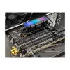 Heatsink DELOCK 18460 for M.2 SSD 2280 — Aluminium/Copper, RGB 5V, Melns