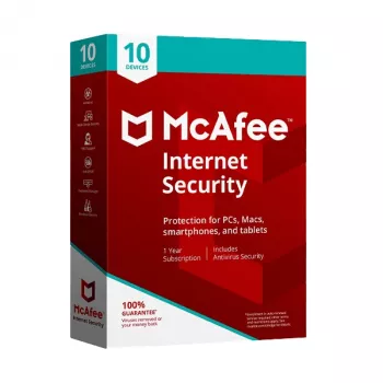 McAfee Internet Security 10 - Ierīces 1 Gads