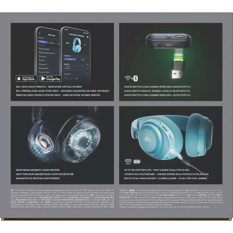 Austiņas Steelseries Arctis Nova 3X
