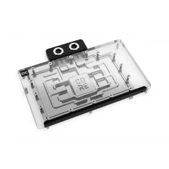 Aizmugurējā plāksne Alphacool 10268 Akrils Alumīnijs Hroms Varš Neilons Melns 160,8mm