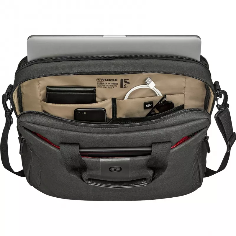 Briefcase Wenger SwissGear MX Eco Brief 40.6 cm 16 inches pelēka