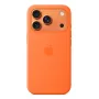 Silikona maciņš Apple iPhone 17 Pro MagSafe oranžs