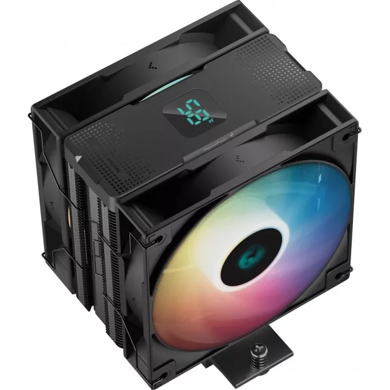 DeepCool AG400 Digital Plus procesora gaisa dzesētājs 12 cm melns 1 gab.