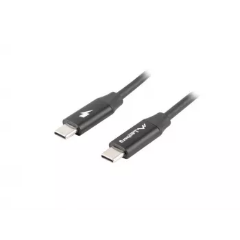 Kabelis USB-C M/M 2.0 CA-CMCM-40CU-0005-Melns 0.5m