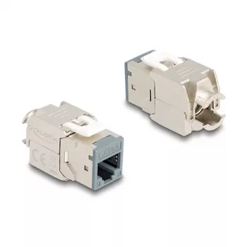 DeLOCK keystone modulis 88120 Plakans RJ-45 Pelēks 10 gab.
