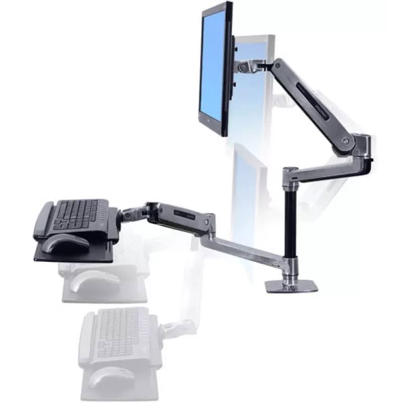 ERGOTRON WorkFit-LX, sēdus-stāvus galda montāžas sistēma