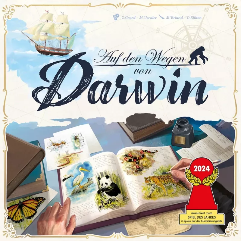 to den Wegen von Darwin, galda spēle