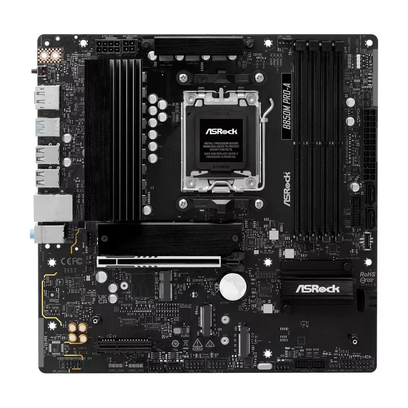 ASRock B850M Pro-A AM5 Micro-ATX mātesplate
