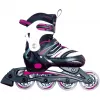 Verstellbare Kinderinliner Gr. 29-32, Inline-Skates pink/schwarz